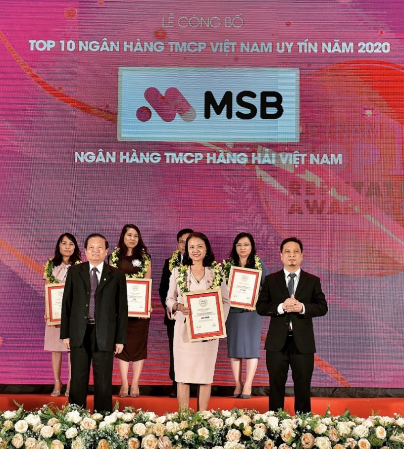 MSB vào top 10 ngân hàng TMCP tư nhân uy tín nhất Việt Nam MSB vào top 10 ngân hàng TMCP tư nhân uy tín nhất Việt Nam