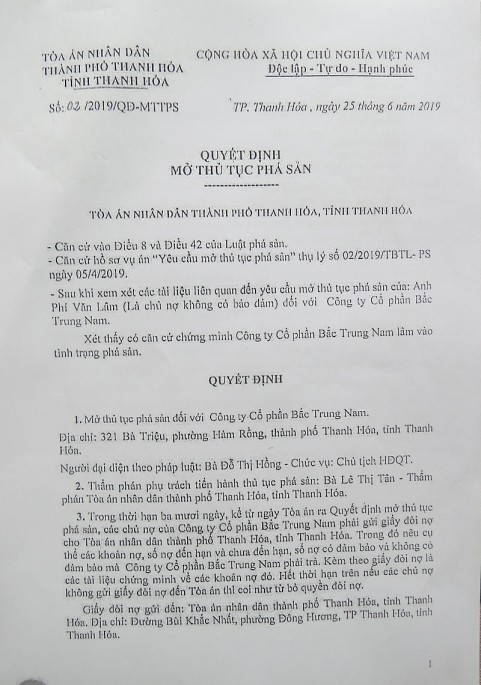 Thanh Hóa: Chi cục THADS thành phố thi hành bản án có đúng quy định của pháp luật? thanh hoa chi cuc thads thanh pho thi hanh ban an co dung quy dinh cua phap luat