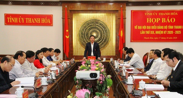 Thanh Hóa: Thông tin chính thức về kế hoạch tổ chức Đại hội Đảng bộ tỉnh lần thứ XIX thanh hoa thong tin chinh thuc ve ke hoach to chuc dai hoi dang bo tinh lan thu xix