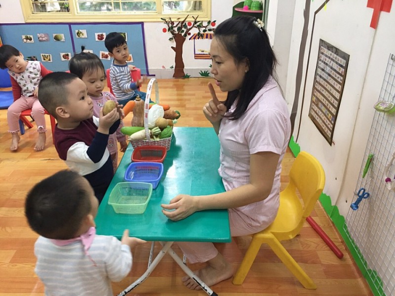 Chủ nhóm lớp mầm non Ngôi sao xanh dành tình yêu tuyệt đối cho những “ngôi sao nhỏ” chu nhom lop mam non ngoi sao xanh danh tinh yeu tuyet doi cho nhung ngoi sao nho