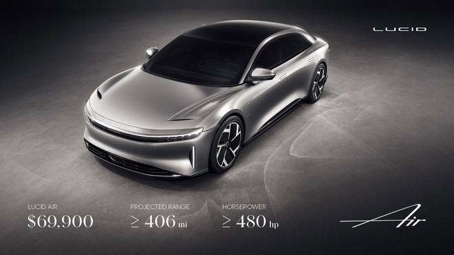 Lucid Air 2022 bản tiêu chuẩn có giá từ 77.400 USD ảnh 2 Lucid Air 2022 ban tieu chuan co gia tu 77.400 USD anh 2