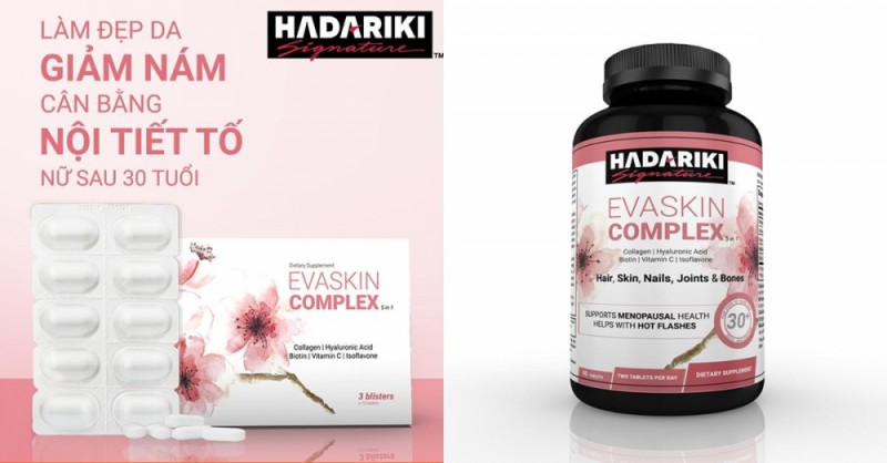 Thu hồi giấy xác nhận thực phẩm bảo vệ sức khỏe Evaskin Complex thu hoi giay xac nhan thuc pham bao ve suc khoe evaskin complex