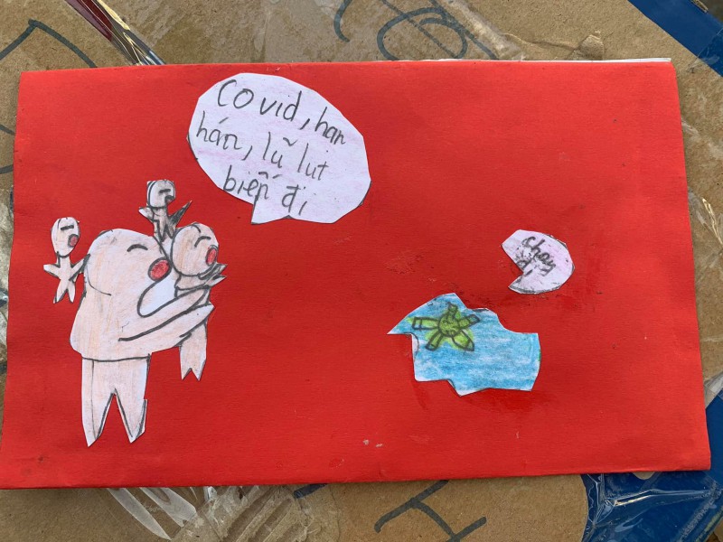 lá thư học sinh gửi trẻ em miền Trung ảnh 1 la thu hoc sinh gui tre em mien Trung anh 1