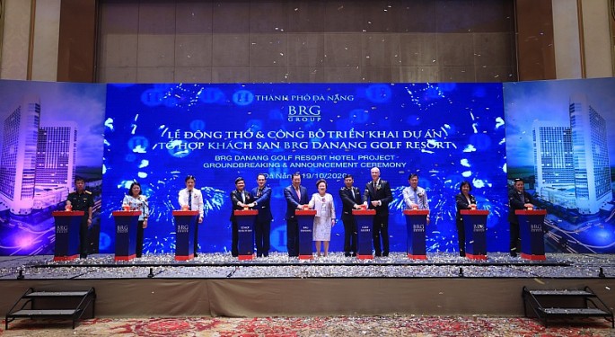 Tập đoàn BRG động thổ và công bố triển khai Dự án Tổ hợp Khách sạn BRG Danang Golf Resort tap doan brg dong tho va cong bo trien khai du an to hop khach san brg danang golf resort