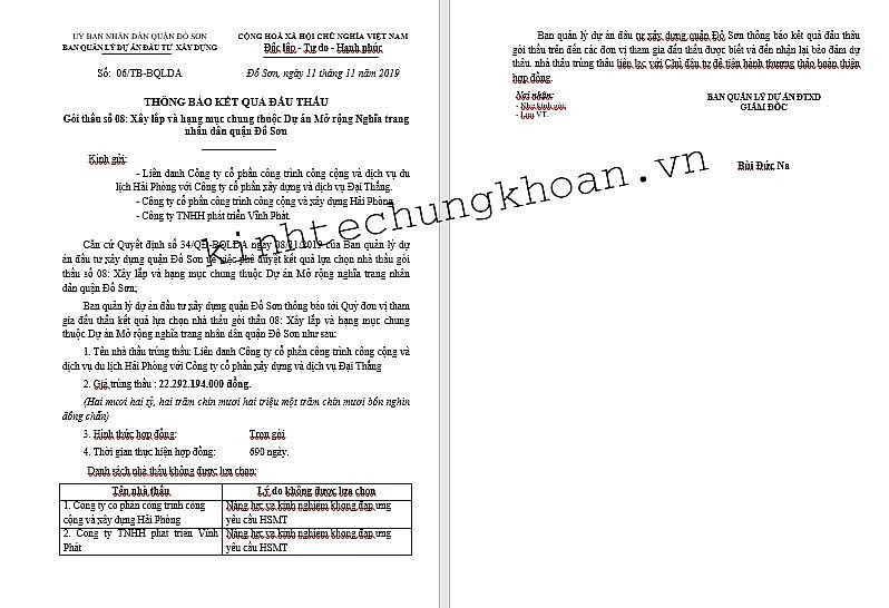 Thấy gì từ gói thầu hơn 22 tỷ đồng mở rộng Nghĩa trang quận Đồ Sơn? thay gi tu goi thau hon 22 ty dong mo rong nghia trang quan do son