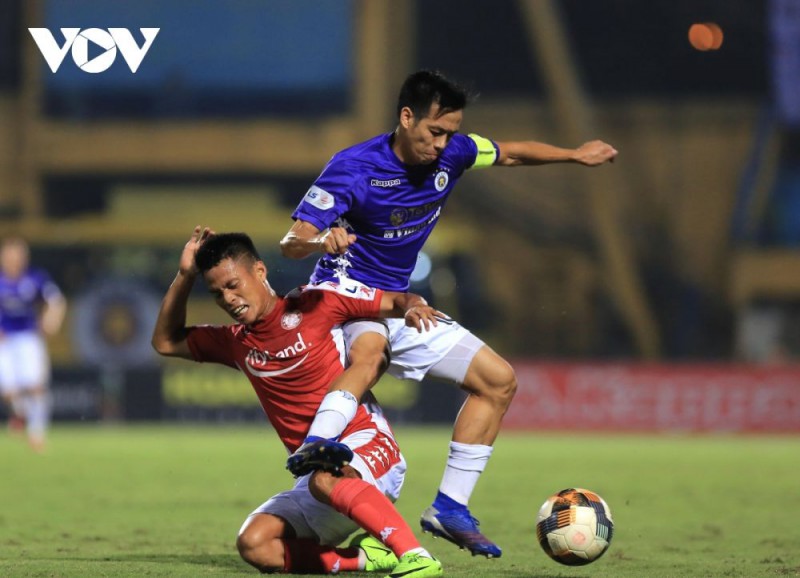 Hộ công: Nguyễn Văn Quyết. Đội hình dự kiến Hà Nội FC tái ngộ Sài Gòn FC